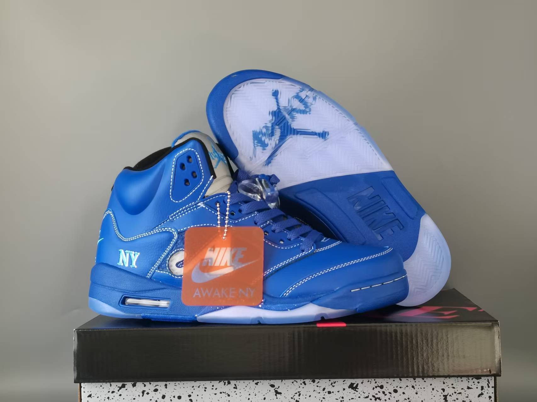 Men's Running Weapon Air Jordan 5 Royal Shoes 0113